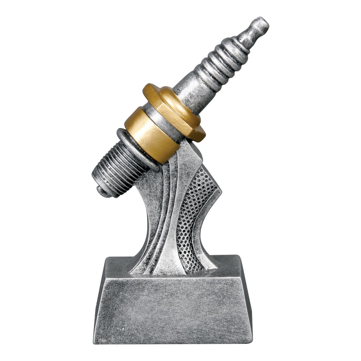 6" Spark Plug Car Show Award – Personalized Resin Trophy
