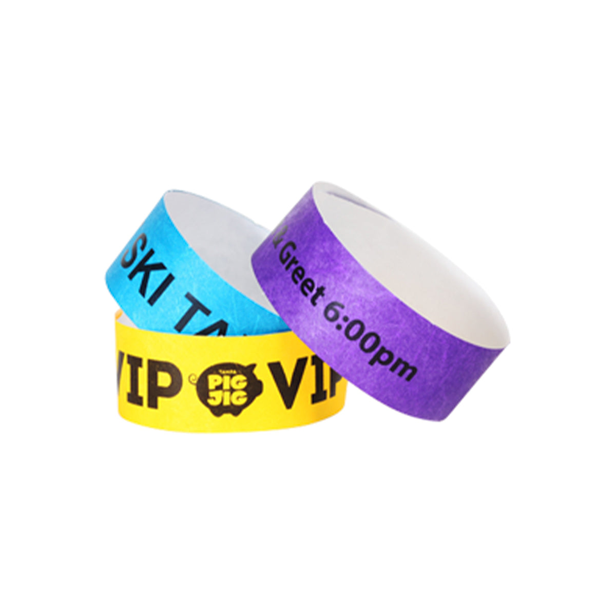 Custom Printed Tyvek Event Wristbands – 3/4"