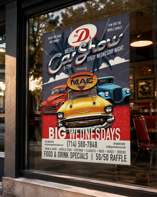 Custom Full-Color Promotional Window Clings