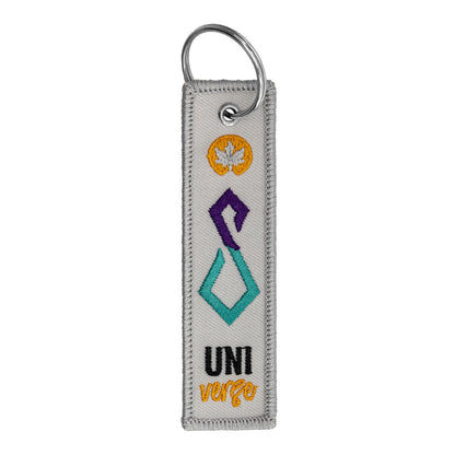 Custom Embroidered Flight Keytags – 4"
