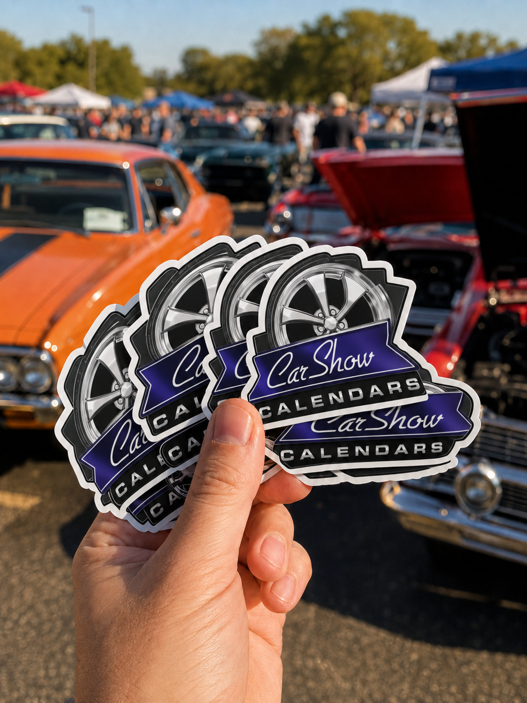 Custom Car Show Vinyl Stickers – Bulk Packs