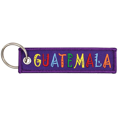 Custom Embroidered Flight Keytags – 4"