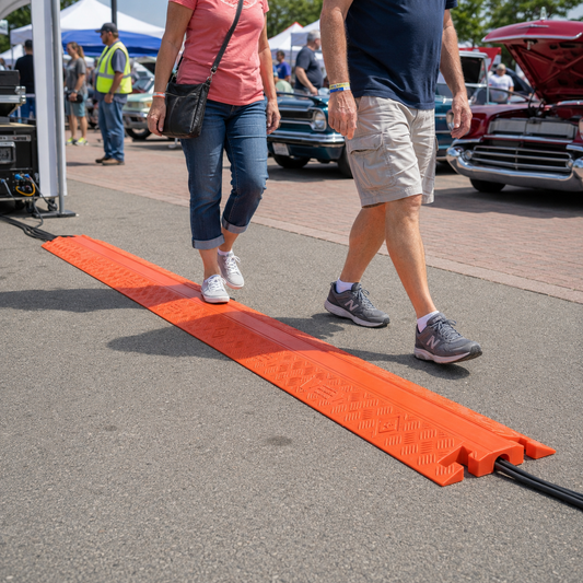Drop-Over Cable Protectors – Orange or Black