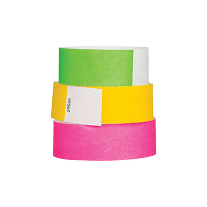 Stock Tyvek Event Wristbands – 3/4" Pre-Numbered