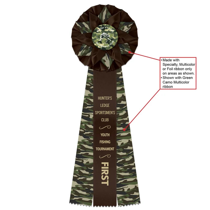 Custom Car Show Winner Rosette Ribbons