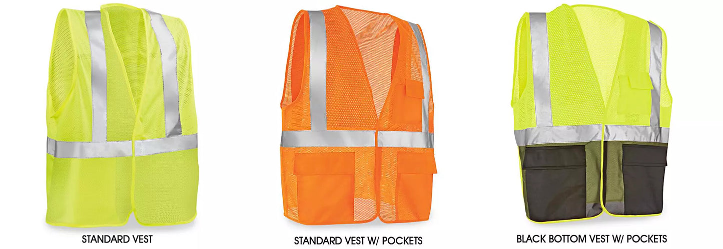 Class 2 Hi-Vis Safety Vests