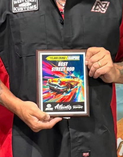 Custom Full-Color Car Show Award Plaques – 7″ × 9″