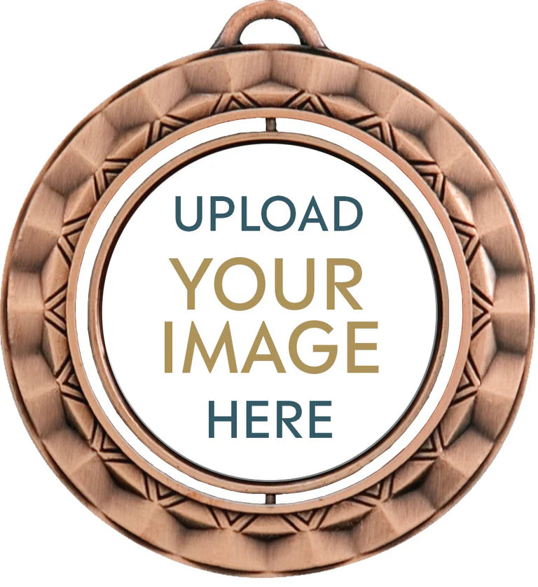 Custom Spinning Car Show Medals – Full-Color Insert