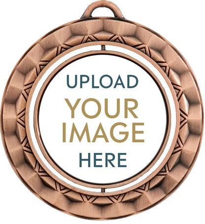 Custom Spinning Car Show Medals – Full-Color Insert