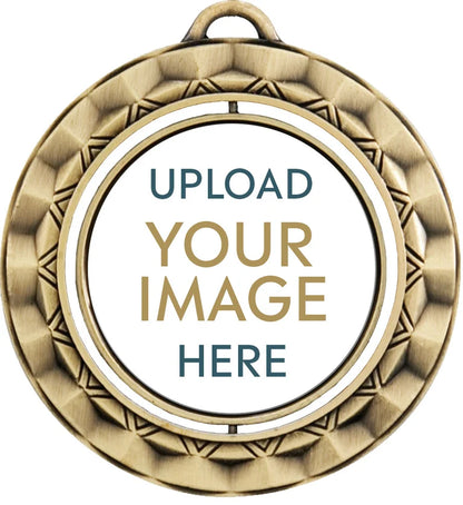 Custom Spinning Car Show Medals – Full-Color Insert