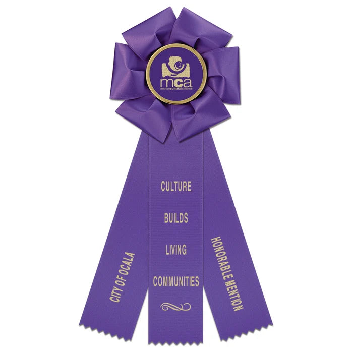 Custom Car Show Winner Rosette Ribbons