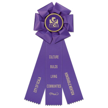Custom Car Show Winner Rosette Ribbons