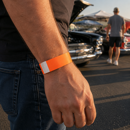 Stock Tyvek Event Wristbands – 3/4" Pre-Numbered