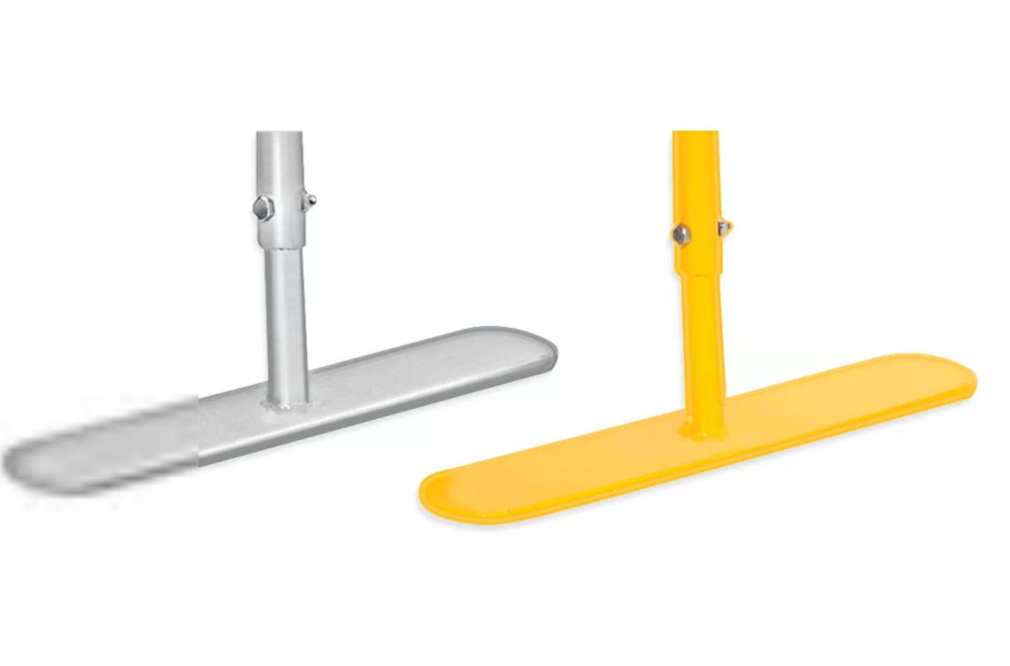 Portable Steel Safety Barriers – Flat or Bridge Feet