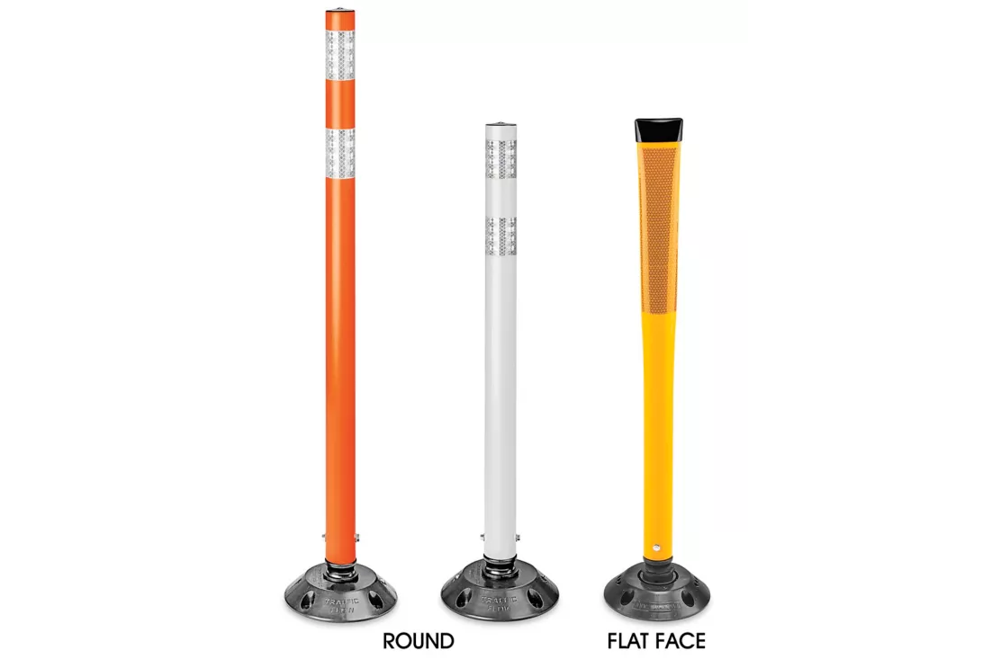 Flexible Delineator Posts with Base