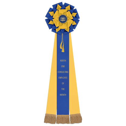 Custom Car Show Winner Rosette Ribbons