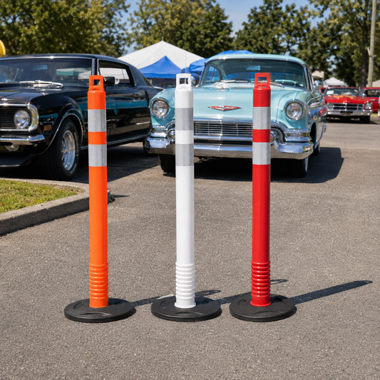 Flexible Delineator Posts with Base