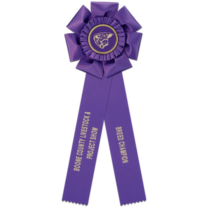 Custom Car Show Winner Rosette Ribbons