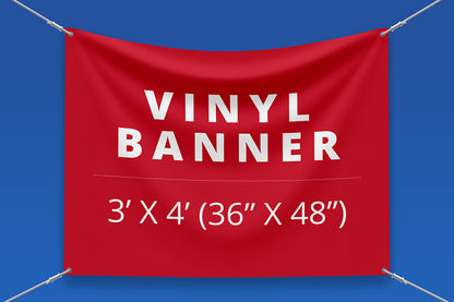 Custom full-color vinyl banner for a car show or automotive event